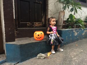 ハロウィンの子供