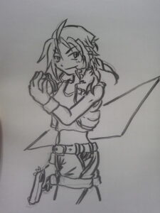 女の子のイラスト