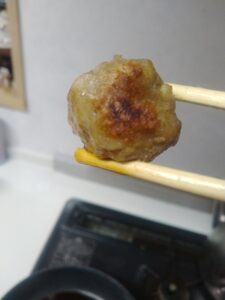 肉団子の焼き色