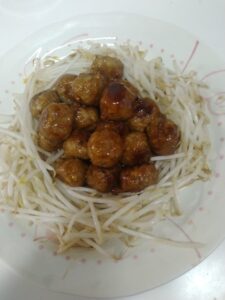 肉団子の調理画像